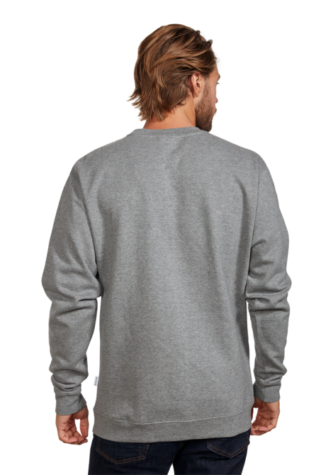 tøj Nixon rosas crew sweatshirt mørk gråmeleret/grå 06F4475