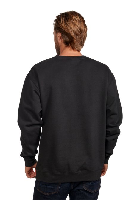 tøj Nixon rosas crew sweatshirt sort/rød 06F4474