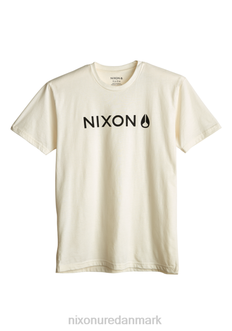 tøj Nixon basis repreve t-shirt naturlig/sort 06F4506