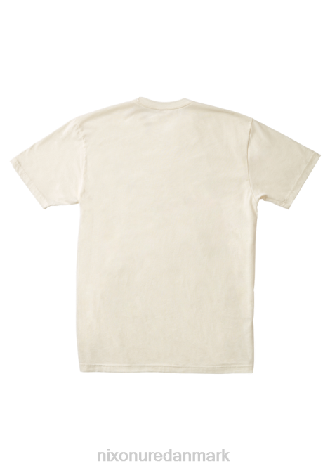 tøj Nixon basis repreve t-shirt naturlig/sort 06F4506