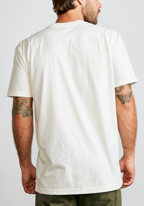 tøj Nixon basis repreve t-shirt naturlig/sort 06F4506