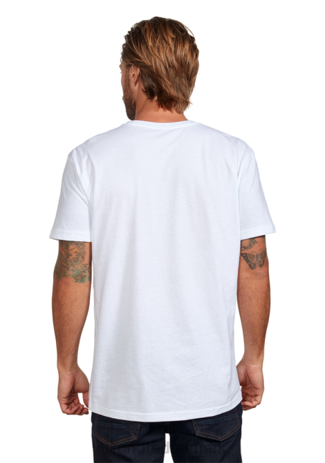 tøj Nixon forbliv skummende repreve t-shirt hvid/salvie 06F4515