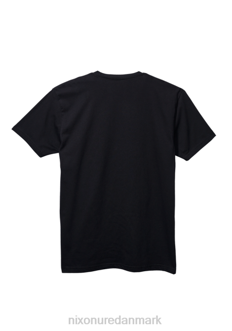 tøj Nixon forbliv skummende repreve t-shirt sort hvid 06F4514
