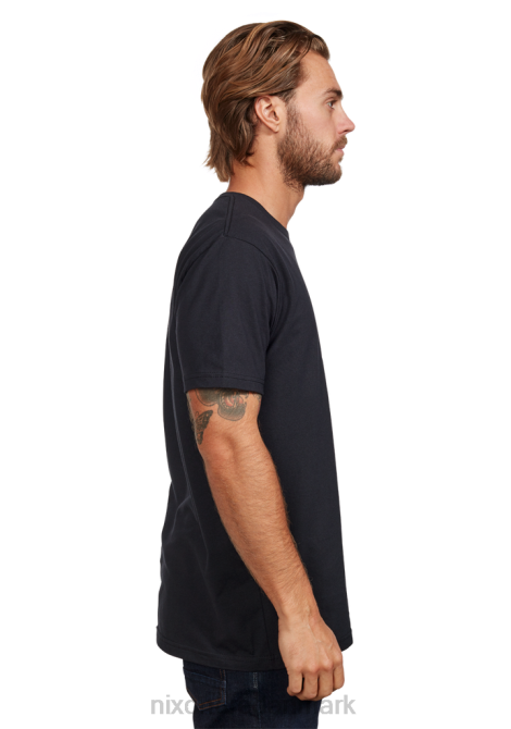 tøj Nixon forbliv skummende repreve t-shirt sort hvid 06F4514