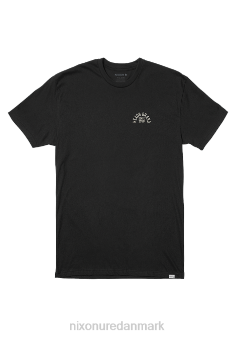 tøj Nixon hopper repreve t-shirt sort 06F4512