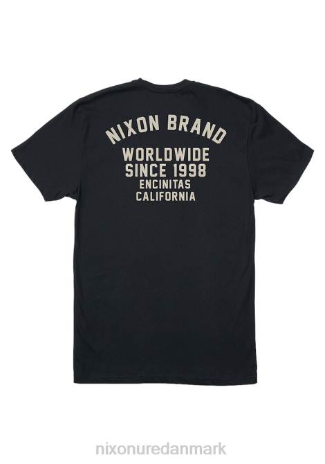 tøj Nixon hopper repreve t-shirt sort 06F4512