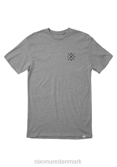 tøj Nixon plet t-shirt mørk gråmeleret 06F4479