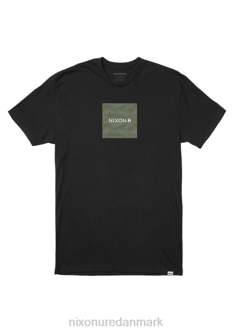 tøj Nixon prikket t-shirt sort 06F4520