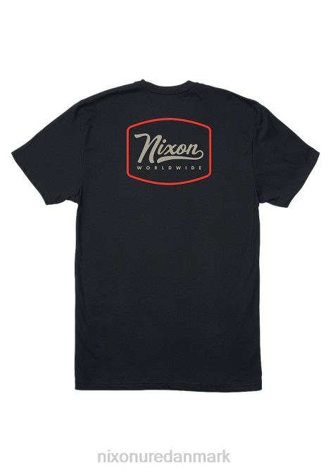 tøj Nixon repreve t-shirt med løkker sort 06F4508