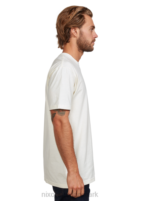 tøj Nixon spurv repreve t-shirt naturlig/rød 06F4496