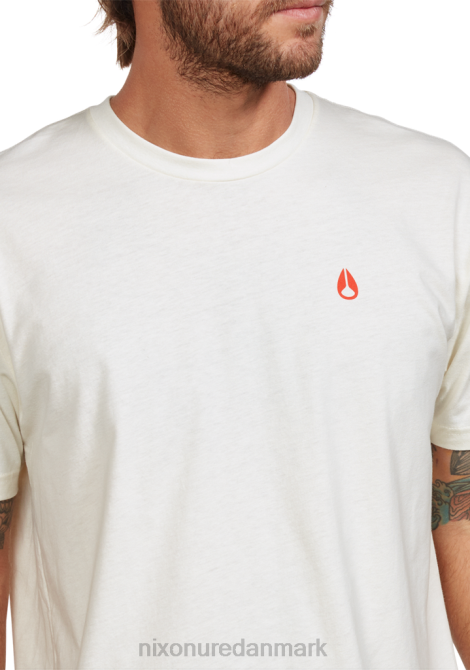 tøj Nixon spurv repreve t-shirt naturlig/rød 06F4496