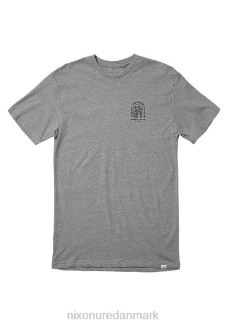 tøj Nixon tempel t-shirt mørk gråmeleret 06F4491