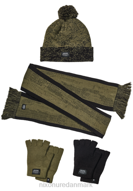 tilbehør Nixon drifter tørklæde oliven prik camo 06F4573