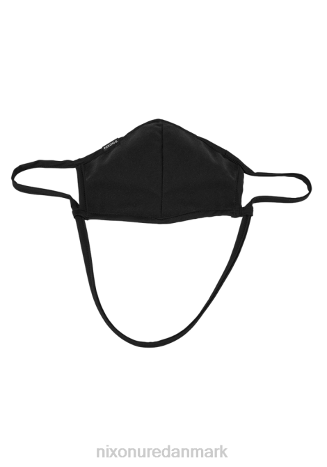 tilbehør Nixon flipside ansigtsmaske helt sort 06F4565