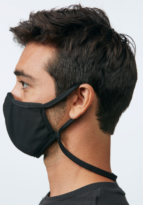 tilbehør Nixon flipside ansigtsmaske helt sort 06F4565