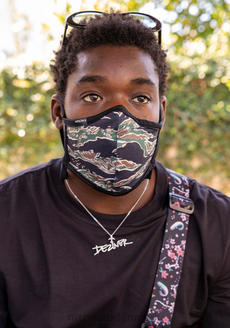 tilbehør Nixon flipside ansigtsmaske tiger camo 06F4567