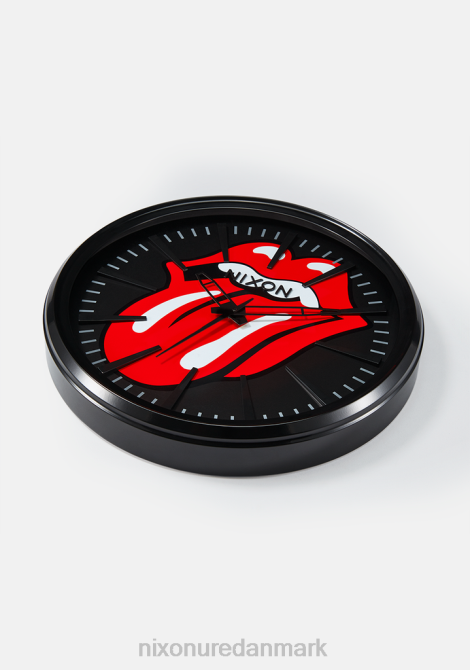 tilbehør Nixon rolling stones vagtvagt vægur sort 06F4574