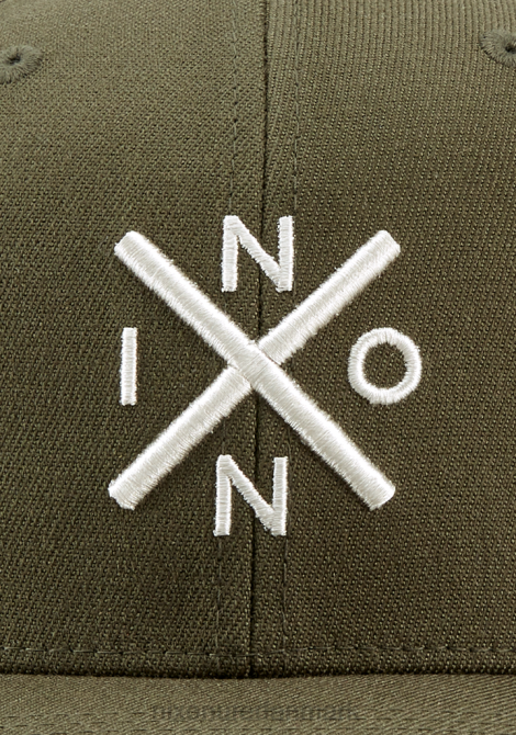 tilbehør Nixon bytte flexfit hat oliven/taupe 06F4413