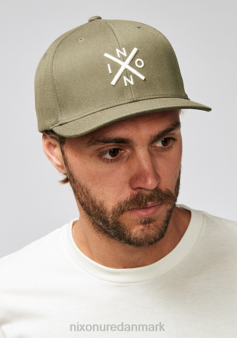 tilbehør Nixon bytte flexfit hat oliven/taupe 06F4413
