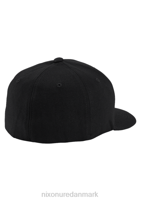 tilbehør Nixon bytte flexfit hat sort hvid 06F4411
