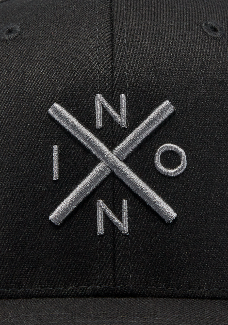 tilbehør Nixon bytte flexfit hat sort/kul 06F4410
