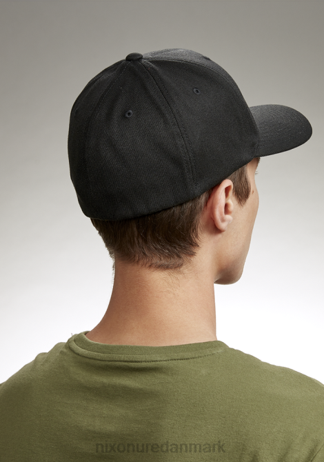 tilbehør Nixon bytte flexfit hat sort/rød 06F4414