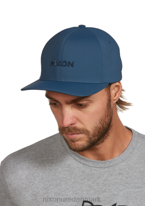 tilbehør Nixon delta flexfit hat horisont blå 06F4429