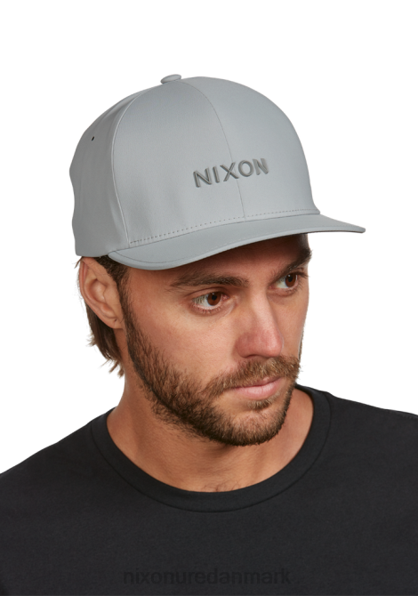 tilbehør Nixon delta flexfit hat sølv 06F4428