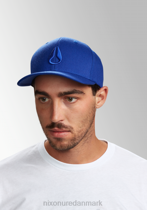 tilbehør Nixon dyb nede flexfit atletisk pasform hat Royal 06F4403
