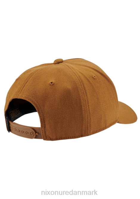 tilbehør Nixon dybt nede atletisk snapback brun/sort 06F4406