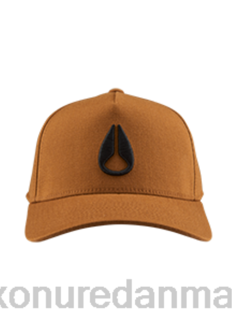 tilbehør Nixon dybt nede atletisk snapback brun/sort 06F4406