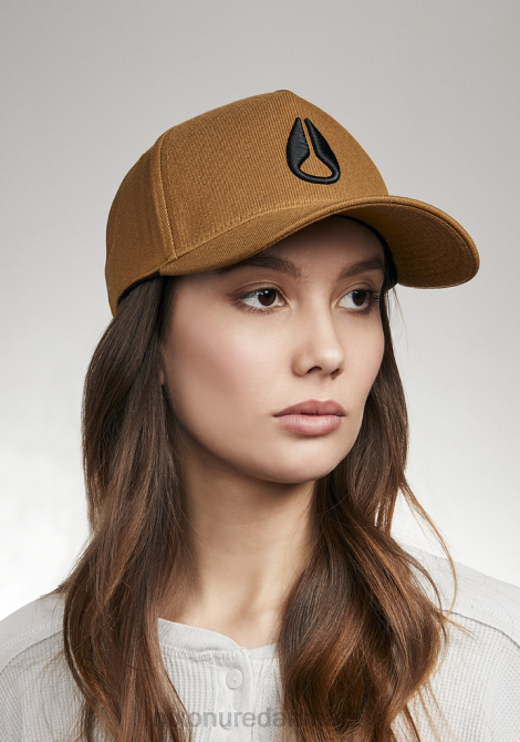 tilbehør Nixon dybt nede atletisk snapback brun/sort 06F4406