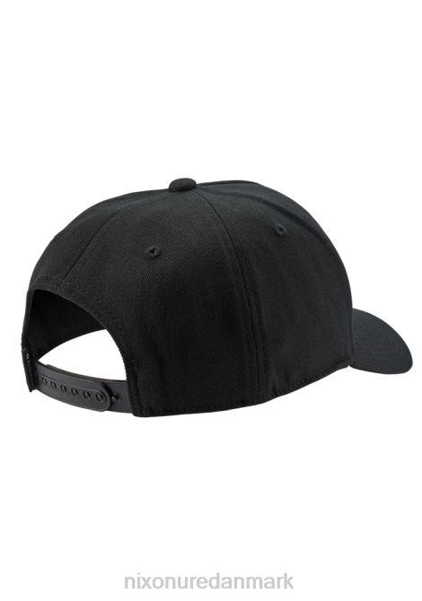 tilbehør Nixon dybt nede atletisk snapback helt sort/sort 06F4404