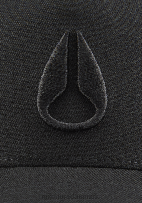 tilbehør Nixon dybt nede atletisk snapback helt sort/sort 06F4404