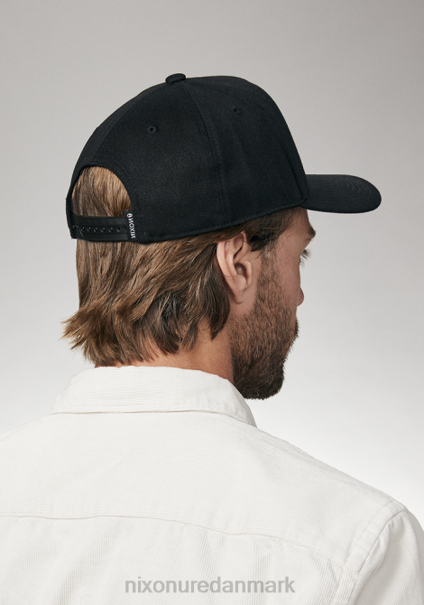 tilbehør Nixon dybt nede atletisk snapback helt sort/sort 06F4404