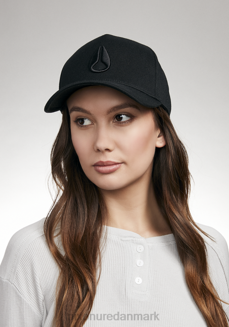 tilbehør Nixon dybt nede atletisk snapback helt sort/sort 06F4404