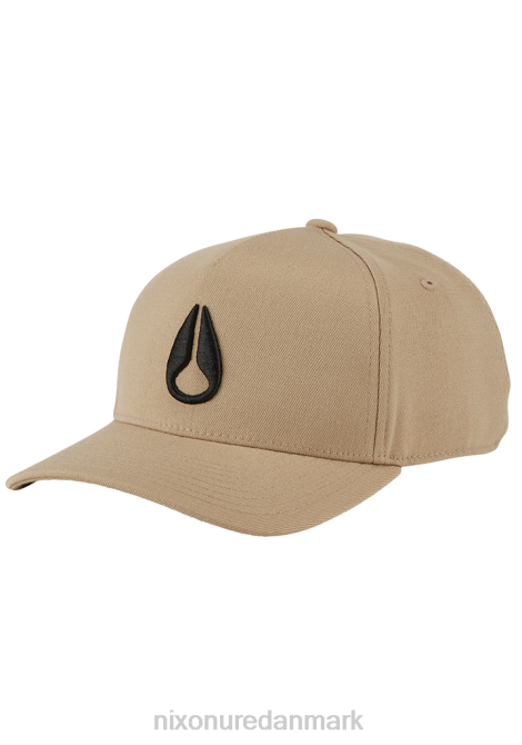 tilbehør Nixon dybt nede atletisk snapback kaki/sort 06F4408