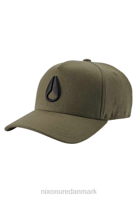 tilbehør Nixon dybt nede atletisk snapback oliven/sort 06F4405