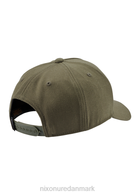 tilbehør Nixon dybt nede atletisk snapback oliven/sort 06F4405