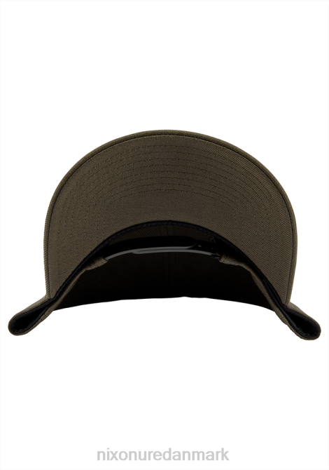 tilbehør Nixon dybt nede atletisk snapback oliven/sort 06F4405