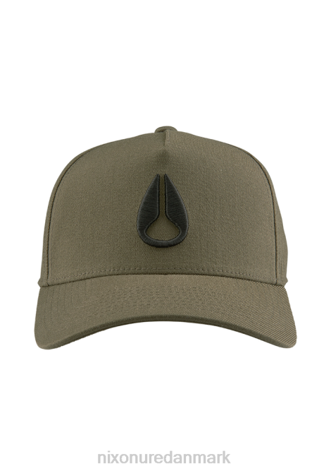 tilbehør Nixon dybt nede atletisk snapback oliven/sort 06F4405