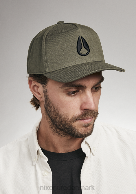 tilbehør Nixon dybt nede atletisk snapback oliven/sort 06F4405