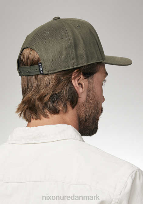 tilbehør Nixon dybt nede atletisk snapback oliven/sort 06F4405