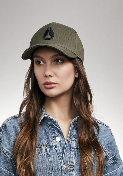 tilbehør Nixon dybt nede atletisk snapback oliven/sort 06F4405