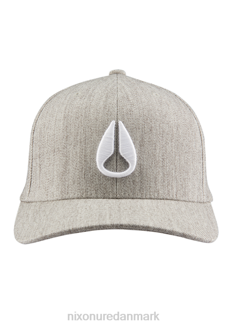 tilbehør Nixon dybt nede snapback gråmeleret/hvid 06F4425