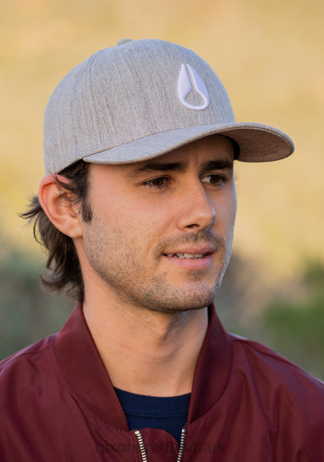 tilbehør Nixon dybt nede snapback gråmeleret/hvid 06F4425
