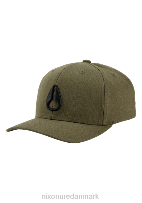 tilbehør Nixon dybt nede snapback oliven 06F4422