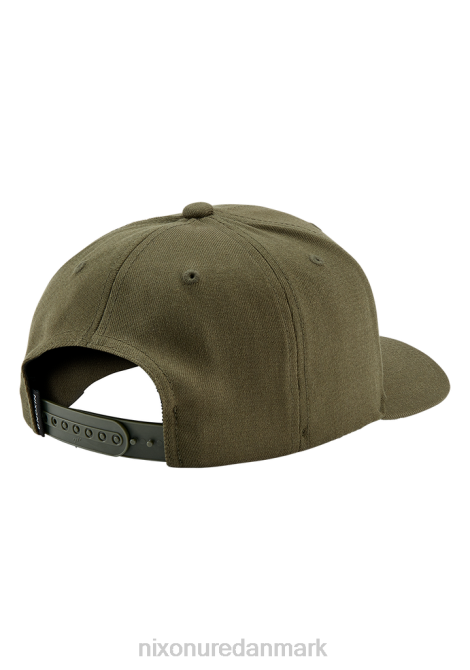 tilbehør Nixon dybt nede snapback oliven 06F4422