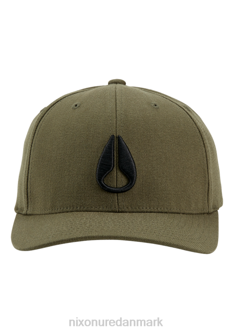 tilbehør Nixon dybt nede snapback oliven 06F4422