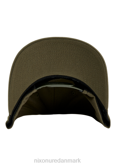 tilbehør Nixon dybt nede snapback oliven 06F4422